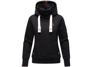 4059072468085 - NAVAHOO Damen Kapuzensweatshirt Weicher Hoodie mit dicken Tunnelzugkordeln & Kapuze Raniaa