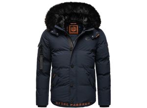 4059072468665 - STONE HARBOUR Herren Winterjacke stylischer Winterparka mit abnehmbarer Kapuze Halvaar