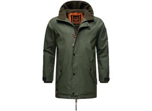 4059072470316 - STONE HARBOUR Herren Regenjacke Gummierter Regenparka mit Fleece-Innenfutter Rihaa