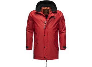 4059072470378 - STONE HARBOUR Herren Regenjacke Gummierter Regenparka mit Fleece-Innenfutter Rihaa