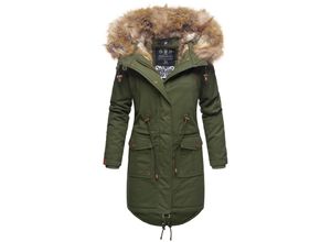 4059072472266 - NAVAHOO Damen Warmer Wintermantel Winter Baumwollparka mit Kunstfell Rosinchen