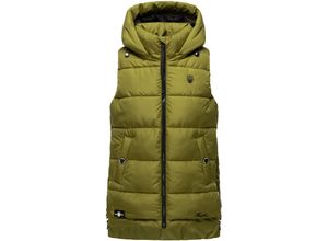 4059072473188 - MARIKOO Damen Steppweste Bodywarmer mit Kapuze Zarinaa