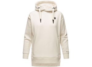 4059072475007 - NAVAHOO Damen Kapuzensweatshirt Kuscheliger Hoodie mit Oversize Look Silberengelchen