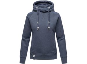 4059072478978 - NAVAHOO Damen Kapuzensweatshirt Hoodie mit Kapuze & Breiten Tunnelzugkordeln Liebesmäuschen