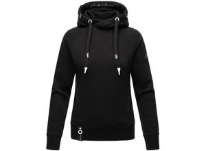 4059072479104 - NAVAHOO Damen Kapuzensweatshirt Hoodie mit Kapuze & Breiten Tunnelzugkordeln Liebesmäuschen