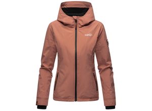 4059072750647 - MARIKOO Damen Sportliche Outdoorjacke Übergangs Regenjacke mit Kapuze Brombeere