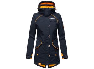 4059072751071 - MARIKOO Damen Outdoor Softshell Jacke mit abnehmbarer Kapuze Soulinaa