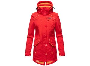 4059072751286 - MARIKOO Damen Outdoor Softshell Jacke mit abnehmbarer Kapuze Soulinaa