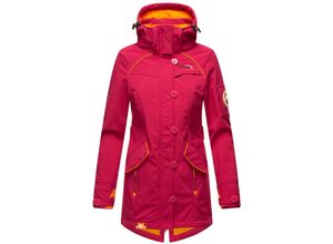 4059072751422 - MARIKOO Damen Outdoor Softshell Jacke mit abnehmbarer Kapuze Soulinaa