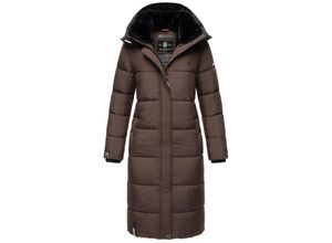 4059072756076 - MARIKOO Damen Winterjacke Steppmantel Weichem Innenkragen & Abnehmbarer Kapuze Reliziaa