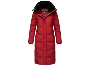 4059072756182 - MARIKOO Damen Winterjacke Steppmantel Weichem Innenkragen & Abnehmbarer Kapuze Reliziaa