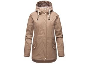 4059072758100 - NAVAHOO Damen Warmer Regenjacke Wasserdichter Regenmantel mit Kapuze Oceans Heart