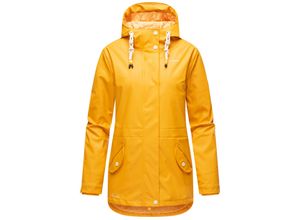 4059072758247 - NAVAHOO Damen Warmer Regenjacke Wasserdichter Regenmantel mit Kapuze Oceans Heart