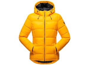 4059072760370 - MARIKOO Damen Jacke Steppjacke Übergangsjacke Stepp Herbst gesteppt mit Kapuze Leandraa