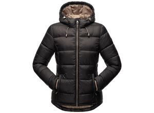 4059072760691 - MARIKOO Damen Jacke Steppjacke Übergangsjacke Stepp Herbst gesteppt mit Kapuze Leandraa