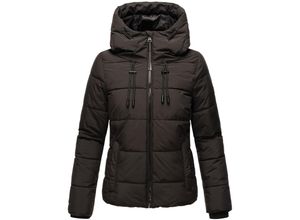 4059072764439 - MARIKOO Damen Winter Jacke Übergangsjacke gesteppt Steppjacke warm mit Kapuze Shimoaa