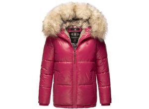 4059072815506 - NAVAHOO Damen Winterjacke Warm Gefütterte Steppjacke mit Kunstfellkapuze Tikunaa