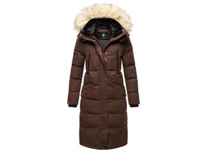 4059072816060 - MARIKOO Damen langer Winterjacke Stepp Parka mit abnehmbarer Kapuze Schneesternchen