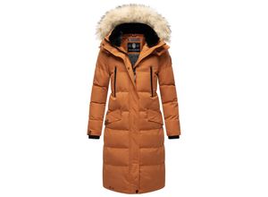 4059072816084 - MARIKOO Damen langer Winterjacke Stepp Parka mit abnehmbarer Kapuze Schneesternchen