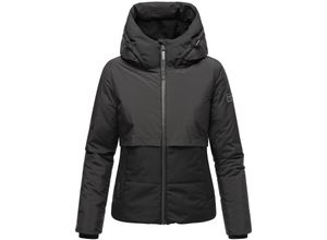 4059072824188 - NAVAHOO Damen Winterjacke Recyceltes gefütterte Outdoor Jacke Kapuze & Stehkragen Liebesküken