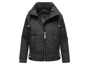 4059072824669 - NAVAHOO Damen Winter Jacke Recyceltes Kurz Winterjacke gefütterter Steh Kragen Luftzauber