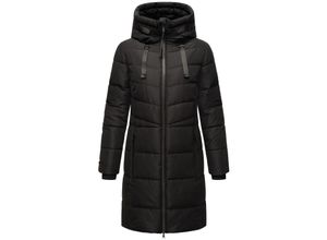 4059072826229 - MARIKOO Damen Winter Steppmantel Stepp Jacke Teddyfell Mantel Parker warm mit Kapuze Natsukoo