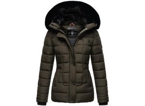 4059072826540 - MARIKOO Damen Outdoor Winter Steppjacke mit abnehmbarer Kapuze Qesraa