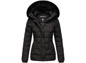 4059072826977 - MARIKOO Damen Outdoor Winter Steppjacke mit abnehmbarer Kapuze Qesraa