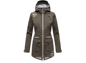 4059072828148 - MARIKOO Damen Softshelljacke Outdoor Funktionsjacke aus Wasserabweisendem Obermaterial Ulissaa