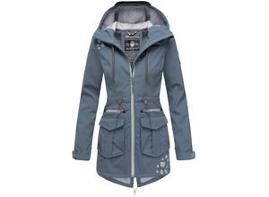 4059072828681 - MARIKOO Damen Softshelljacke Outdoor Funktionsjacke aus Wasserabweisendem Obermaterial Ulissaa