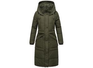 4059072882492 - MARIKOO Damen Winter Steppmantel Stepp Jacke Mantel Parka warm mit Stehkragen & Kapuze Ayumii