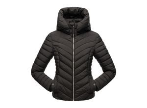 4059072883529 - MARIKOO Damen sportliche Übergangs Stepp Jacke gesteppt Kapuze Kagomee