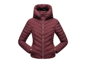 4059072883604 - MARIKOO Damen sportliche Übergangs Stepp Jacke gesteppt Kapuze Kagomee