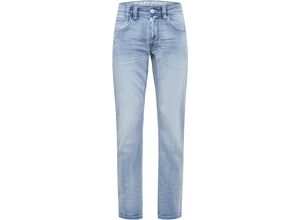 4059145573913 - TIMEZONE Jeanshose Regular Fit Slim Leg Waschung Patch-Detail für Herren blau W32 L32