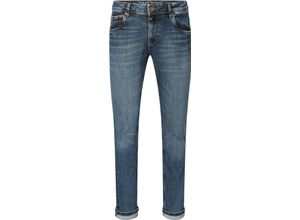 4059145878629 - TIMEZONE Jeans verwaschen destroyed Slim-Fit für Herren blau 30 34