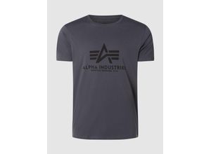 4059146054336 - T-Shirt mit Label-Print