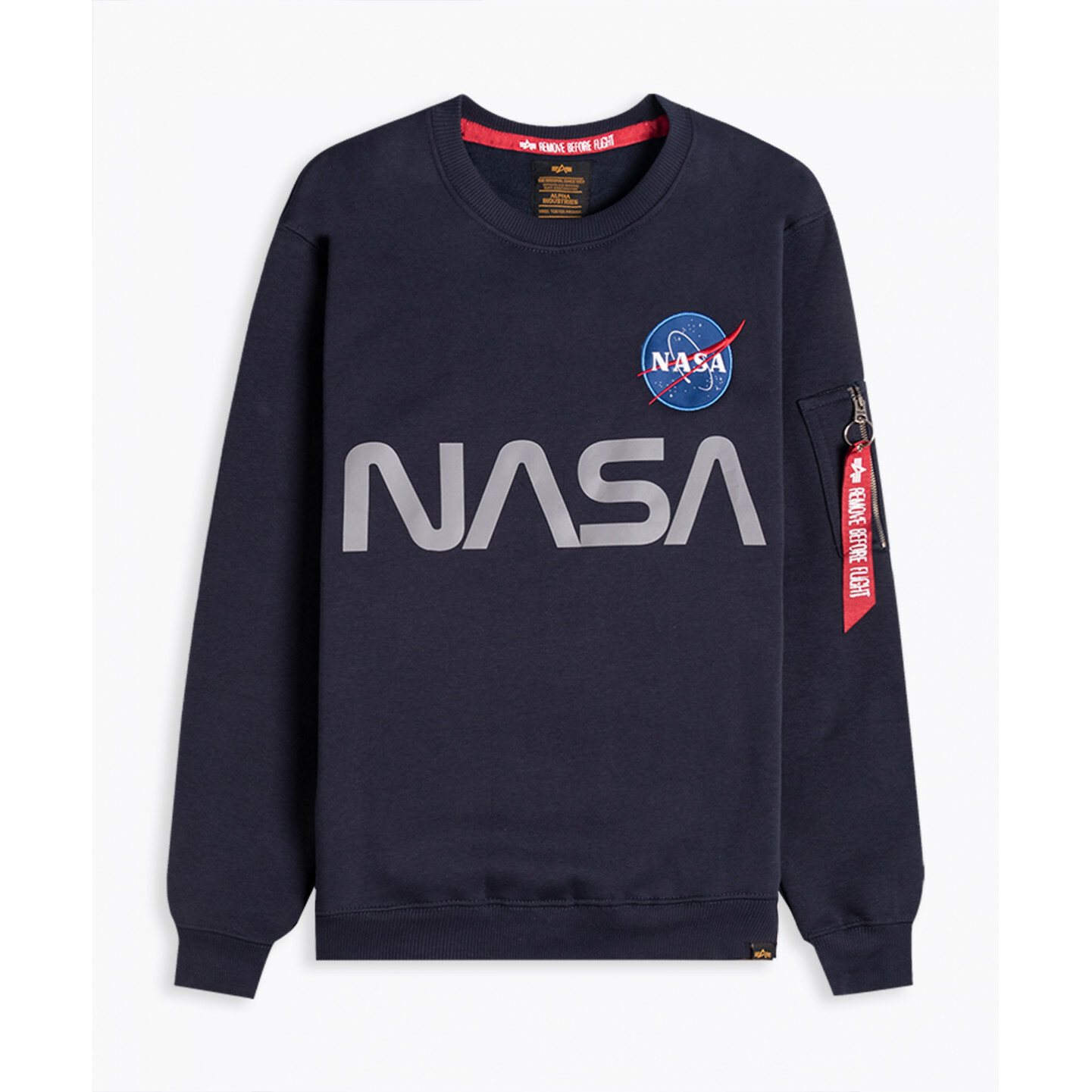 4059146071159 - Sweatshirt Alpha Industries Nasa Reflective