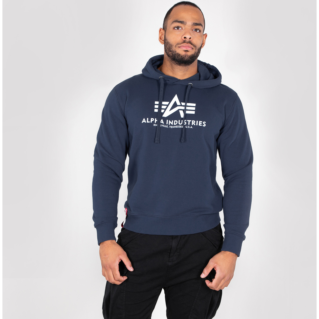 4059146071913 - Industries Basic Hoodie - Blau - 2XL - unisex