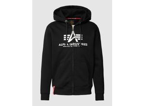 4059146074600 - Alpha Industries Basic Zip Hoody Kapuzenjacke schwarz