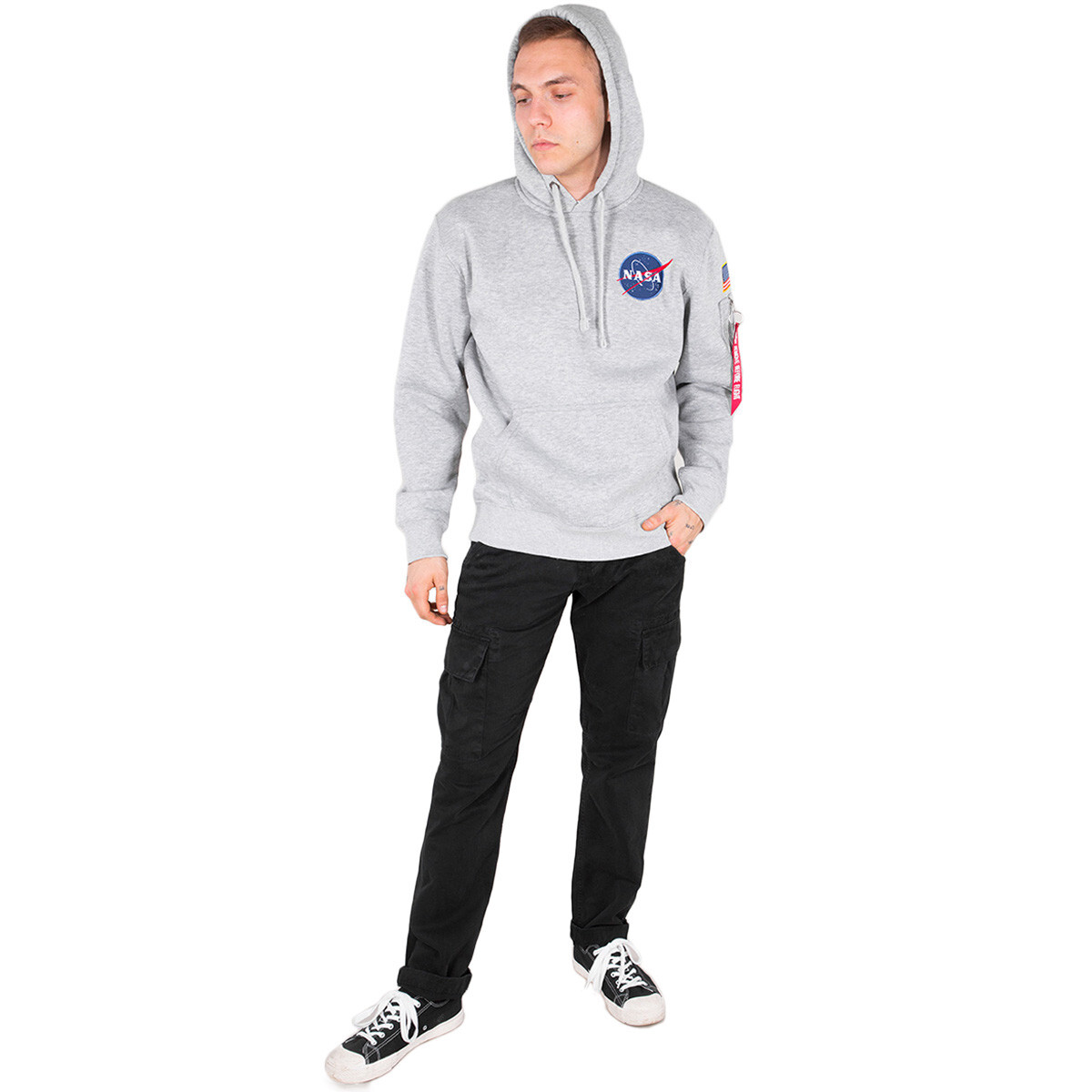 4059146099436 - Industries Space Shuttle Hoodie - Grau - S - unisex
