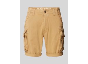 4059146129645 - Regular Fit Cargoshorts mit Label-Stitching Modell CREW SHORT