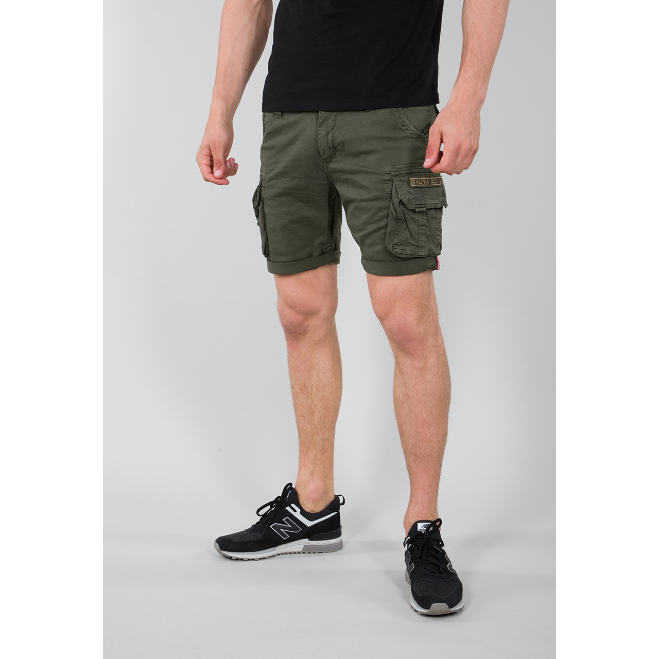 4059146129652 - Regular Fit Cargoshorts mit Label-Stitching Modell CREW SHORT 4059146129652 - Regular Fit Cargoshorts mit Label-Stitching Modell CREW SHORT