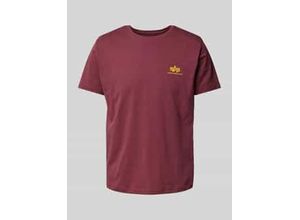 4059146164189 - Industries Basic T Small Logo T-Shirt - Rot - S - unisex