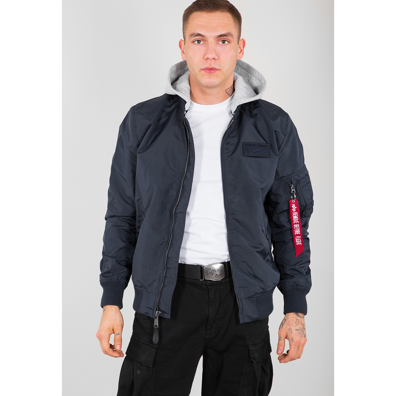 4059146167883 - Bomber mit Kapuze Alpha Industries MA-1 TT