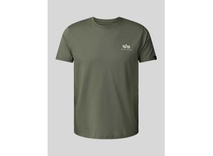 4059146213542 - Industries Basic T Small Logo T-Shirt - Grün - M - unisex