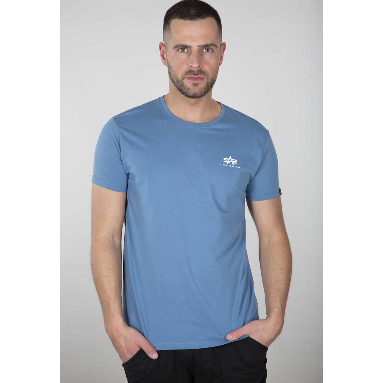 4059146390038 - T-shirt Alpha Industries Basic Small Logo