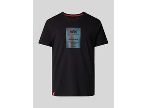 4059146401963 - T-Shirt mit Label-Print Modell Rainbow