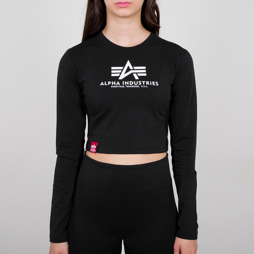 4059146427161 - Damen Langarm Crop Top Alpha Industries Basic