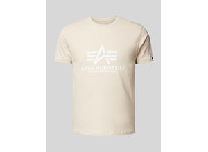 4059146435272 - T-Shirt mit Label-Print