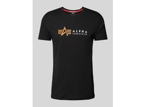 4059146472406 - T-Shirt mit Label-Print